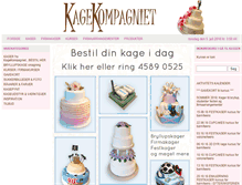 Tablet Screenshot of kagekompagniet.dk
